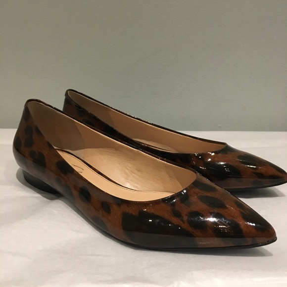 Marc Fisher Animal-print Patent Flats in Sz7 (EUC) - Picture 1 of 7